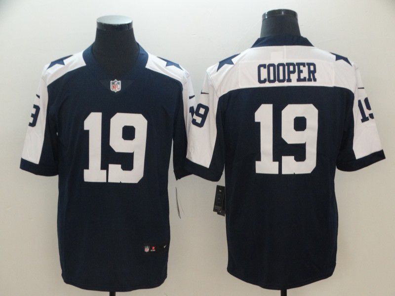 Men Dallas cowboys 19 Cooper Blue Thanksgiving Nike Vapor Untouchable Limited Playe NFL Jerseys